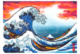 The Great Wave off Kanagawa after Hokusai