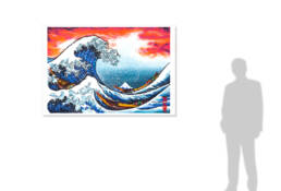 The Great Wave off Kanagawa after Hokusai -size reference-