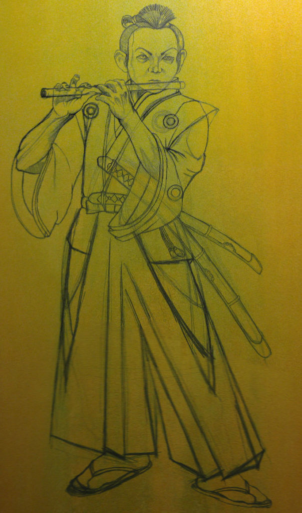 Poster Boy - The Young Samurai Flautist -work in progress-